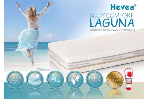 Materac lateksowy Hevea Body Comfort Laguna 200X180