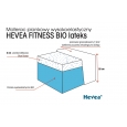 Materac wysokoelastyczny Hevea Fitness Bio Lateks 200x80