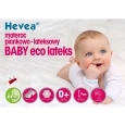 Materac z lateksem hevea baby eco lateks 140x70