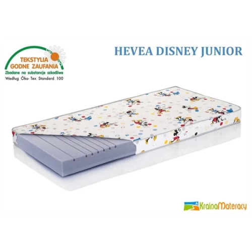 Materac  wysokoelastyczny hevea disney junior 190x80