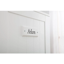 Pinio  tabliczka / dekor z imieniem kolekcja Marsylia (biały)