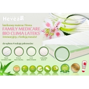 Materac lateksowy Hevea Family Medicare Bio Climalateks 200X180