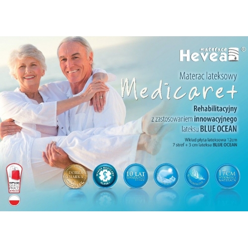 Materac lateksowy Hevea Family Medicare+ 200x100