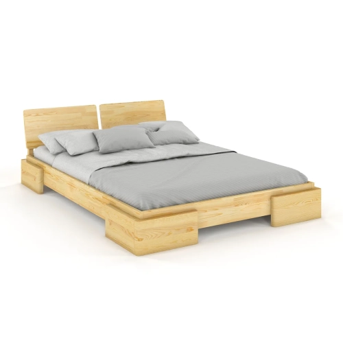 Łóżko sosnowe Visby Argento